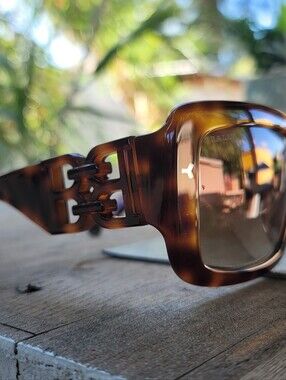 Bally Tortoise Square Sunglasses